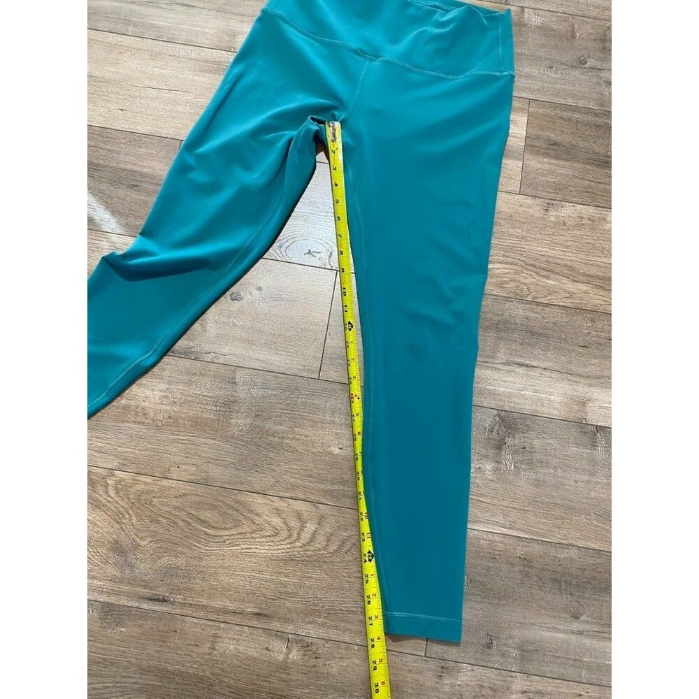 Lululemon Wunder Train Leggings HR 27'' Pants Everlux Women Sz 12 Teal LW5DJ0S - Picture 4 of 8
